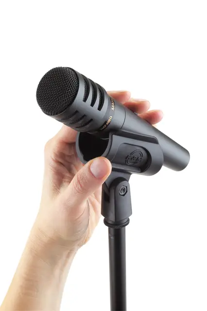 K&M 85070 Microphone clip 34-40 mm (3/8 +5/8 ), Easy mic remove 