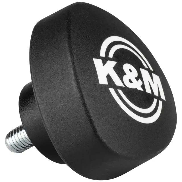 K&M Locking knob M8x16/33 M/K&M logo 