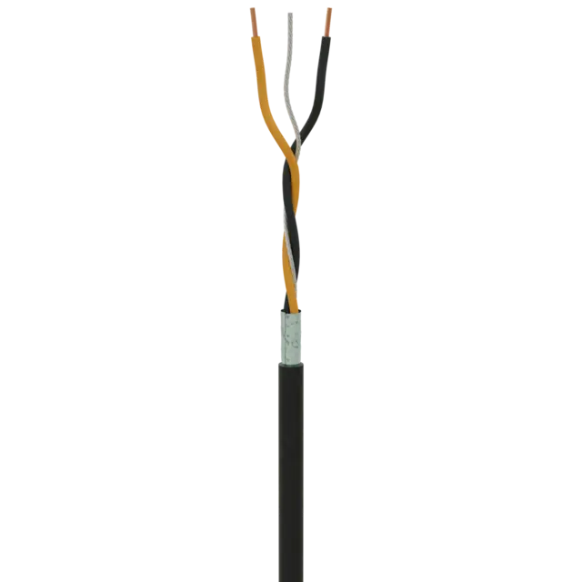 Kordz ONE Balanced Audio Cable Shielded 2C 22AWG, LSZH, black, 100m 