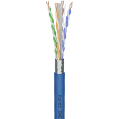 Kordz ONE Cat6A F/UTP Network Cable 152M Cat6A F/UTP, 23AWG, CPR Dca LSZH, BL