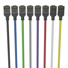 Kordz PRO SlimCat Cat6 Network Patch Cat6 U/UTP, 28AWG, UL CM PVC, Black
