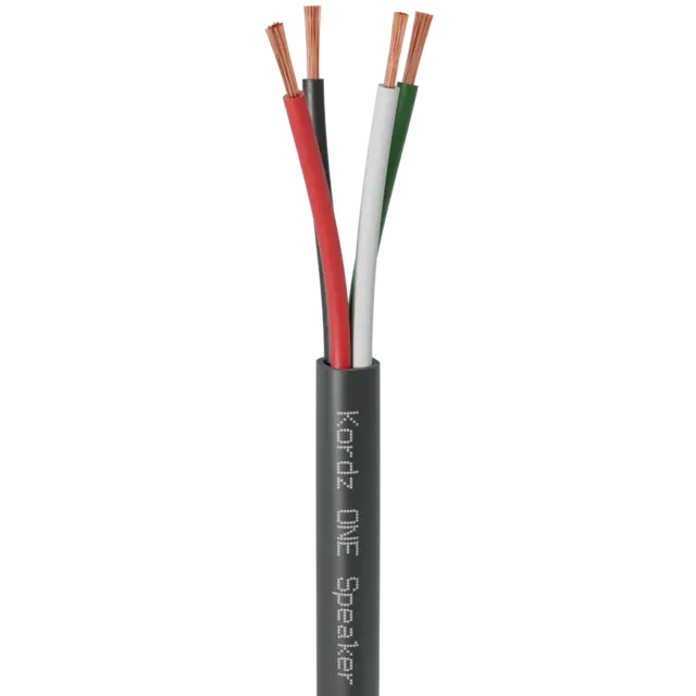 Kordz ONE Outdoor Speaker Cable 152 Meter, UV PE, OFC, 4 x 2,08 mm² 
