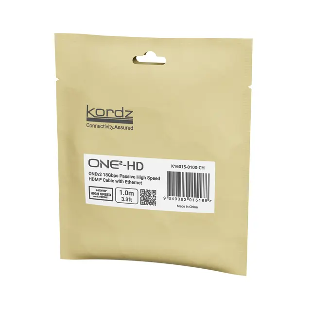 Kordz ONE 18Gbps Passive HDMI Cable 5m 