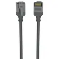 Kordz PRO SlimCat Cat6 U/UTP Patch Cord Cat6 U/UTP, 28AWG, UL CM PVC, BK, 0,15m