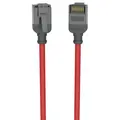Kordz PRO SlimCat Cat6 U/UTP Patch Cord Cat6 U/UTP, 28AWG, UL CM PVC, RD, 0,15m