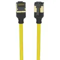 Kordz PRS SlimCat™ Cat6A Patch 0,15m U/FTP Patch Cord, 28AWG, UL CMG PVC, YL