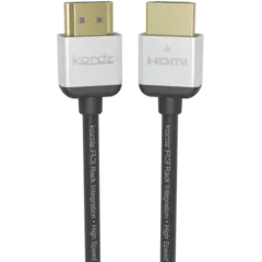 Kordz R.3-HD 18Gbps Passive HDMI Cable 18Gbps, TPE, charcoal, 0.3m