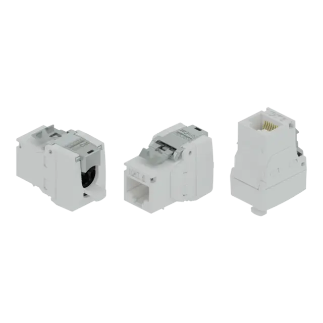 Kordz PRO-SCKS Cat6 Unshielded Keystone PRO SlimCat™ System 12pcs, White 