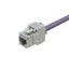 Kordz Cat6A Shielded Keystone RJ45 23AWG, metallic, easy to terminate