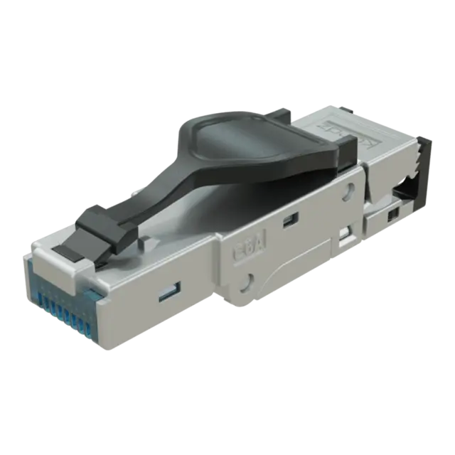 Kordz Cat6A Field Termination RJ45 Plug PRS, 23AWG, Zinc-alloy Die-cast 