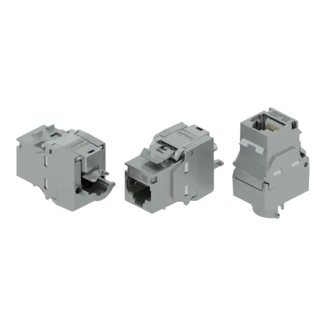 Kordz PRS-SCKS Cat6A Shielded Keystone Shielded Keystone RJ45, 28AWG, 12pcs 