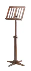 K&amp;M 11611 Notestativ walnut Wooden music stand