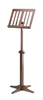 K&amp;M 11611 Notestativ walnut Wooden music stand