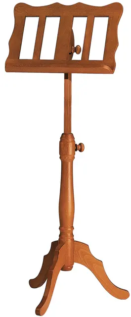 K&M 11707 WOODEN Notestativ Cherrywood Wooden music stand 