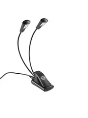 K&amp;M 12245 Music Stand Light 2 flexible goosenecks