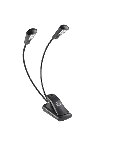 K&M 12246 Music stand light Double 4 LED Music stand light Double4 LED FlexLight 