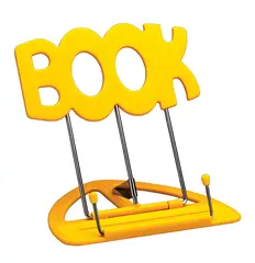 K&amp;M 12440 UNI-BOY »BOOK« STAND yellow Uni-Boy Book stand