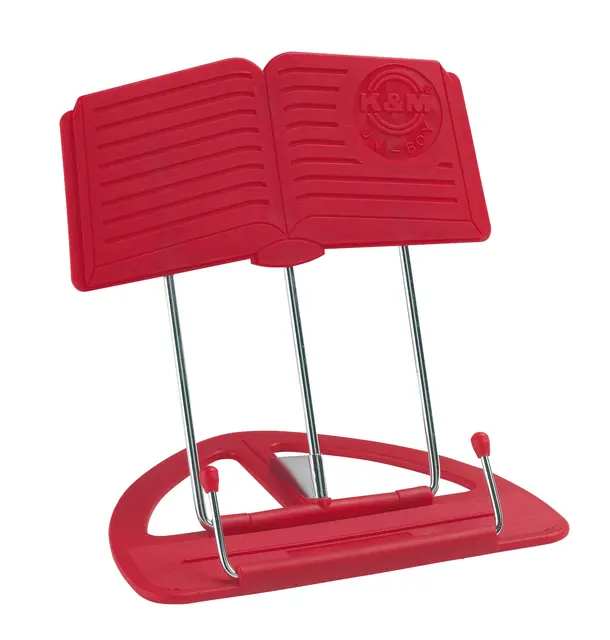 K&M 12450 UNI-BOY »CLASSIC« STAND red Uni-Boy Classic stand 