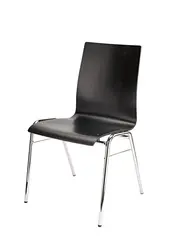 K&amp;M 13405 stablestol i sort tre Stacking chair