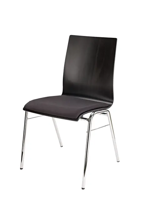 K&M 13415 stablestol sort Stacking chair 