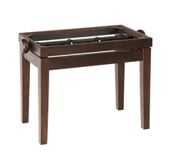 K&amp;M 13730 Pianobenk tre-ramme, valnøtt Piano bench - wooden-frame