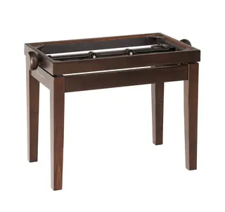 K&amp;M 13730 Pianobenk tre-ramme, valnøtt Piano bench - wooden-frame