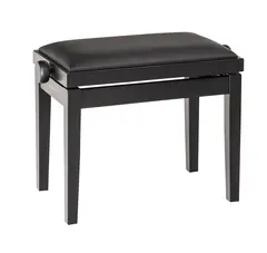 K&amp;M 13910 Pianobenk, sort matt bøk Piano bench
