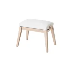 K&amp;M 13946 bench ash color Piano bench, stylish design white seat
