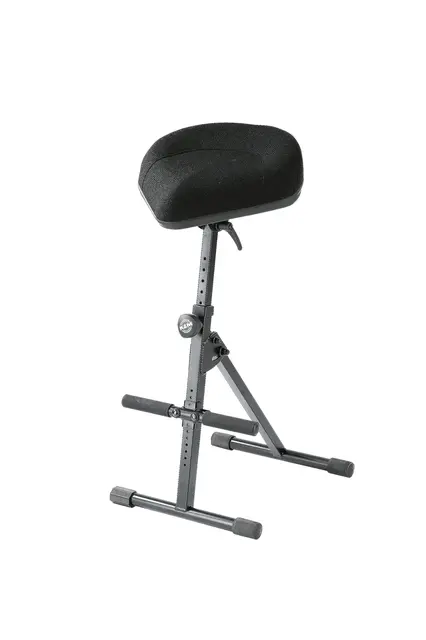 K&M 14046 Stol, sort stofftrekk Pneumatic stool 