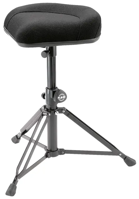K&M 14056 Trommestol "Nick" sort stoff Drummer's throne »Nick« 