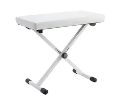 K&amp;M 14077 Keyboardbenk imitert skinn Keyboard bench