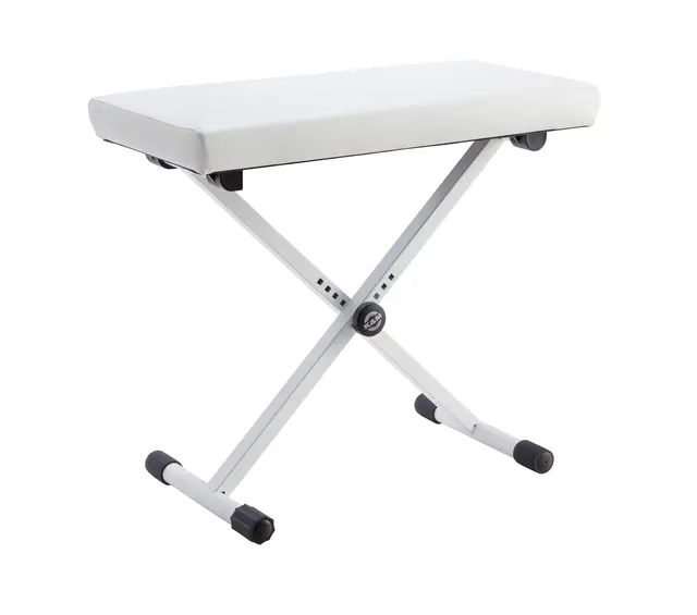 K&M 14077 Keyboardbenk imitert skinn Keyboard bench 