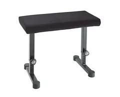 K&amp;M 14086 Pianobenk sort stoff Piano bench