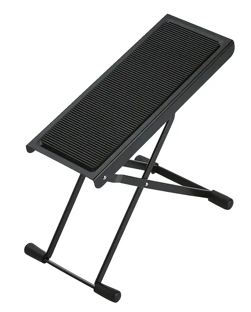 K&M 14670 Fotskammel - sort finish Footrest 