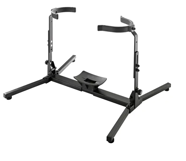 K&M 14945 Tuba gulvstativ svart Stand for kingsize tuba 