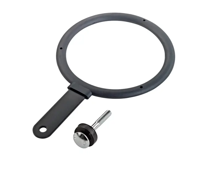 K&M 15915 Mute holder ring, black Mute holder ring 