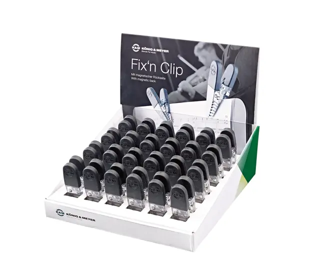 K&M 16055 Sheet music clips, 24 pcs. Sheet music clips Fix´n Clip 