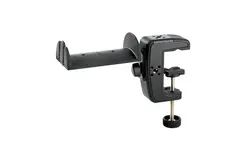 K&amp;M 16085 HEADPHONE HOLDER W/TABLE CLAMP Headphone holder with table clamp