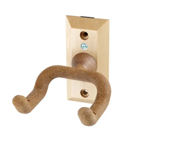 K&M 16220 Gitar veggoppheng i tre Guitar wall mount 