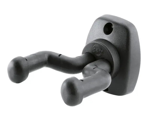 K&M 16250 Guitar wall mount, Black Guitar wall mount 