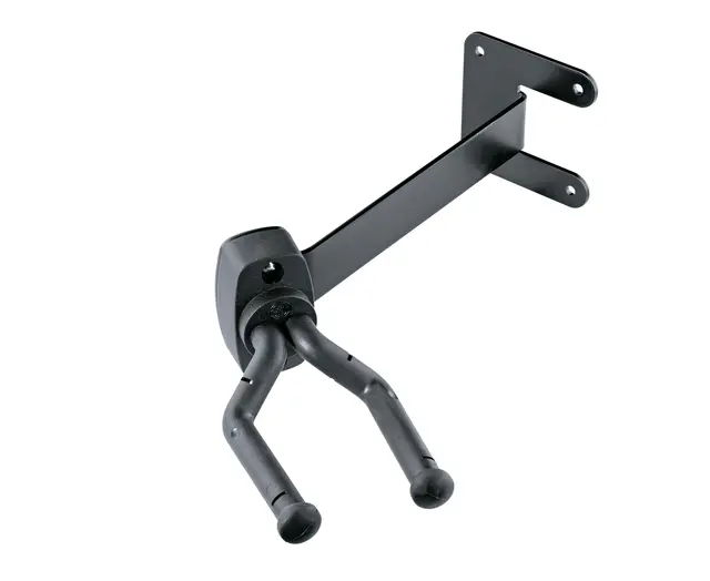 K&M 16255 Guitar wall mount, Black Guitar wall mount 