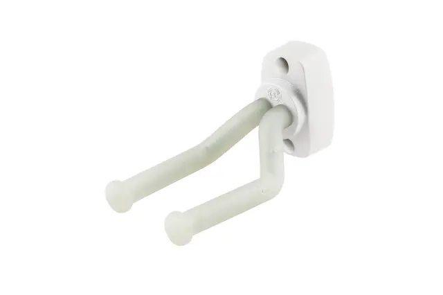 K&M 16280 Gitar veggoppheng hvit Guitar wall mount 