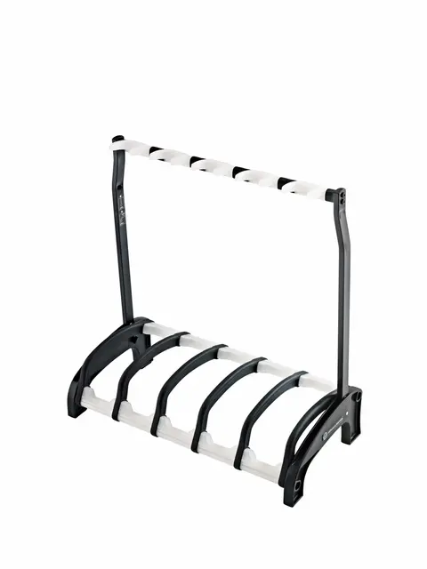 K&M 17525 gitarstativ for 5 el-gitarer Five e-guitar stand »Guardian 5« 