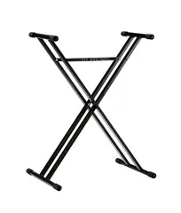 K&amp;M 18963 Keyb stativ dobbel X, stål, Keyboard stand