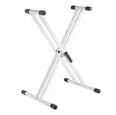 K&amp;M 18993 Keyboardstativ Rick 20, hvit Keyboard stand »Rick 20«