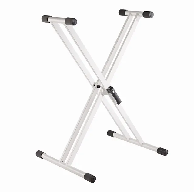 K&M 18993 Keyboardstativ Rick 20, hvit Keyboard stand »Rick 20« 