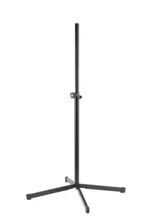 K&amp;M 19500 Speaker stand, Black Flat footprint, H: 1240/1940mm, ø 35mm