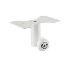 K&amp;M 19580 Mounting adapter, Pure White Attachable to speakers, ø 35 mm Flange