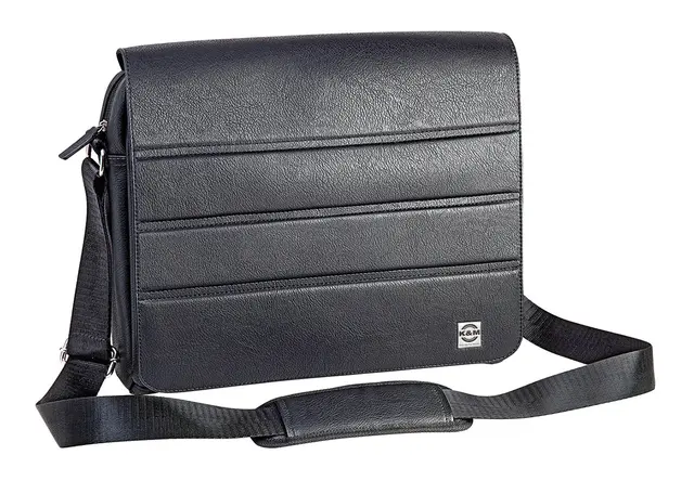 K&M 19705 Shoulder bag, Black Shoulder bag for sheet music and tablets 