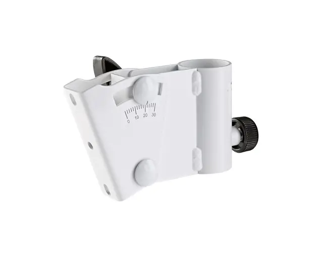 K&M 19780 Tiltbar stativadapter, hvit Inclinable stand adapter 